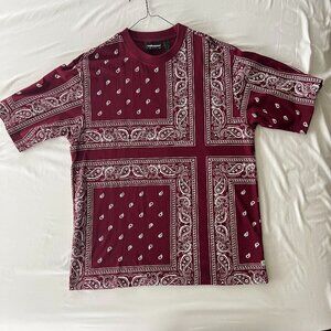 The Hundreds Red Bandanna T-Shirt | Size XL | Worn Once & Dry Cleaned